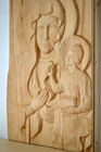 Kapliczka Domowa mała nr 1 - płaskorzeźba z drewna lipowego (3)