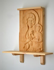 Kapliczka Domowa mała nr 1 - płaskorzeźba z drewna lipowego (2)