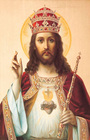 Pan Jezus Chrystus Król Wszechświata - obraz na złotej desce (2)